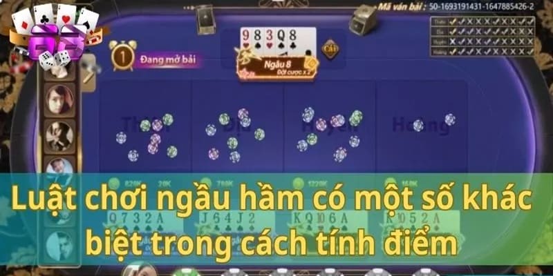 Cách thức tính điểm trong ngầu hầm